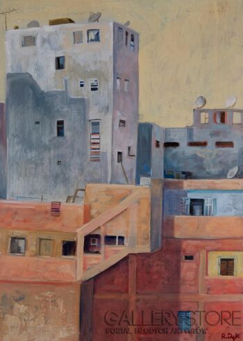 Renata Dyk-Miasto Słońca-Malarstwo