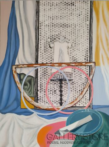 Renata Jarosz-Biała sukienka-Malarstwo