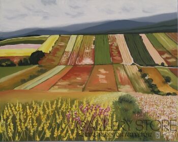 Renata Jarosz-Geometria pól -Malarstwo