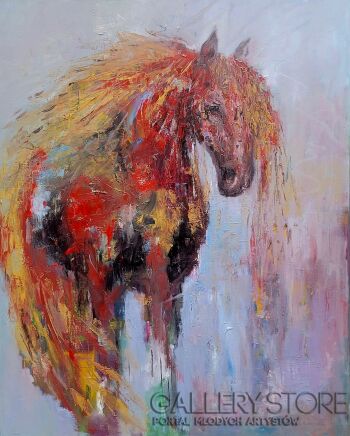 Renata Łempicka-Ognisty koń-Malarstwo