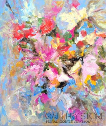 Renata Łempicka-W rozkwicie II-Malarstwo