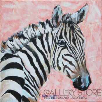 ROMAN JAKACKI-ZEBRA-Malarstwo