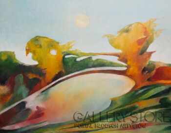 Roman Lewandowski-Jezioro-Malarstwo