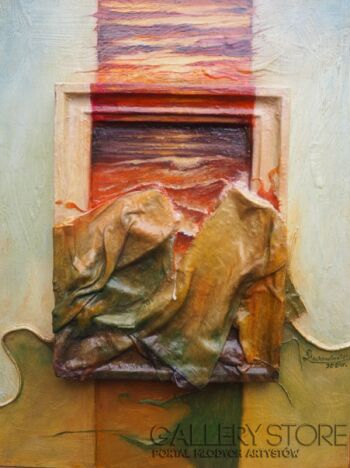 Roman Lewandowski-Zachód-Malarstwo