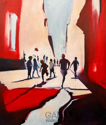 Romuald Mulk Musiolik-Chłopcy będą chłopcami-Malarstwo