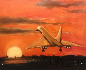 Romuald Mulk Musiolik-Lądowanie Concorde'a-Olej