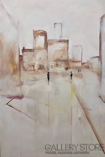 Romuald Mulk Musiolik-Miasto Crabstone-Malarstwo