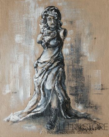 Sara Domeracka-Wenus w glanach-Malarstwo