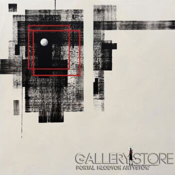 Sebastian Garyantesiewicz-Pierwsze splątanie kwantowej przestrzeni -Malarstwo