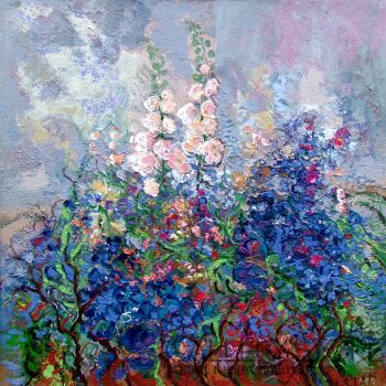 Stanisław Tomalak-W ogrodzie 2-Malarstwo