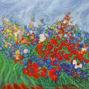 Stanisław Tomalak-W ogrodzie-Malarstwo