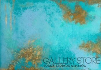 Sylwia Markowska-Pozłacany ocean-Malarstwo