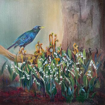 Sylwia Mirowska-szpak i konwalie-Malarstwo