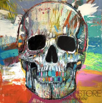 Szymon Hołubowski-SKULL 1-Malarstwo