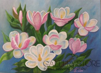 Teresa Sacharczuk-Magnolie-Malarstwo