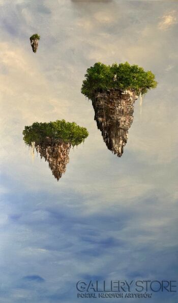Tomasz Groma-Floating Islands-Malarstwo