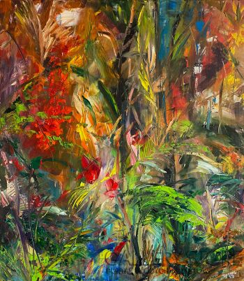 Tomasz Groma-Jungle nr 3-Malarstwo