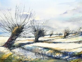 Tomasz Olszewski-Pierwszy oddech wiosny-Malarstwo