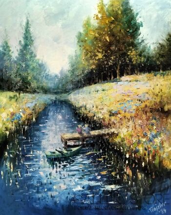 Tomasz Prajzler-Łąki i stawy 68-Malarstwo