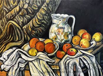 Urszula Szulborska-Martwa natura według Cezanne'a-Malarstwo