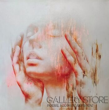 Vanessa Eslain Świgulska-Jop-Cisza na granicy zmysłów - Giclee -Grafiki i plakaty