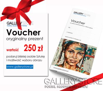 Voucher Gallerystore-Voucher Gallerystore - wartość 250 zł -Akryl