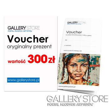 Voucher Gallerystore-Voucher Gallerystore - wartość 300 zł -Rysunek