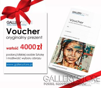 Voucher Gallerystore-Voucher Gallerystore - wartość 4000 zł -Olej