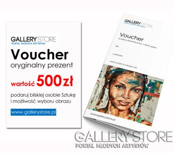 Voucher Gallerystore-Voucher Gallerystore - wartość 500 zł-Olej