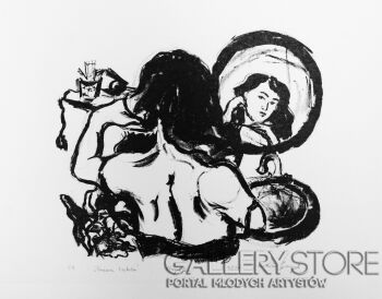 Weronika Gawrych-Poranna toaleta-Grafika