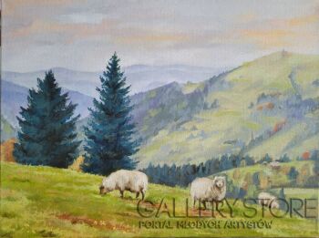 WŁADYSŁAW KARTUN-Spokój połoniny-Malarstwo