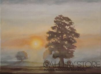 WŁADYSŁAW KARTUN-Złocista cisza-Malarstwo