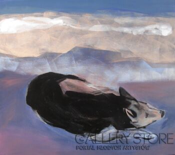 Włodek Warulik-BOOGIE ZAMYŚLONA-Malarstwo