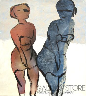 Włodek Warulik-GOTOWE DO WYJŚCIA-Malarstwo