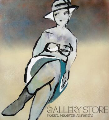 Włodek Warulik-Z PRZYMRUŻENIEM OKA -2-Malarstwo