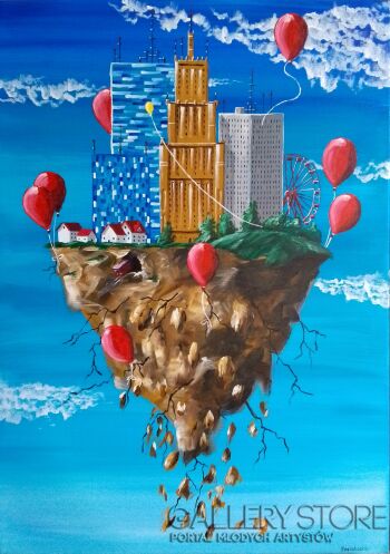 Wojtek Frenchowicz-Drapacze chmur-Malarstwo