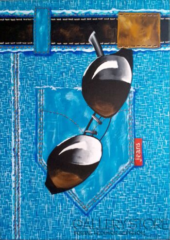 Wojtek Frenchowicz-Jeans-Malarstwo