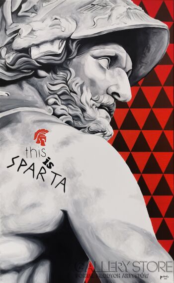 Zuzanna Jankowska-This is Sparta-Akryl