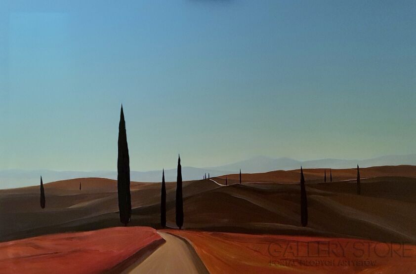 Jacek Malinowski-Val d'Orcia III-Olej