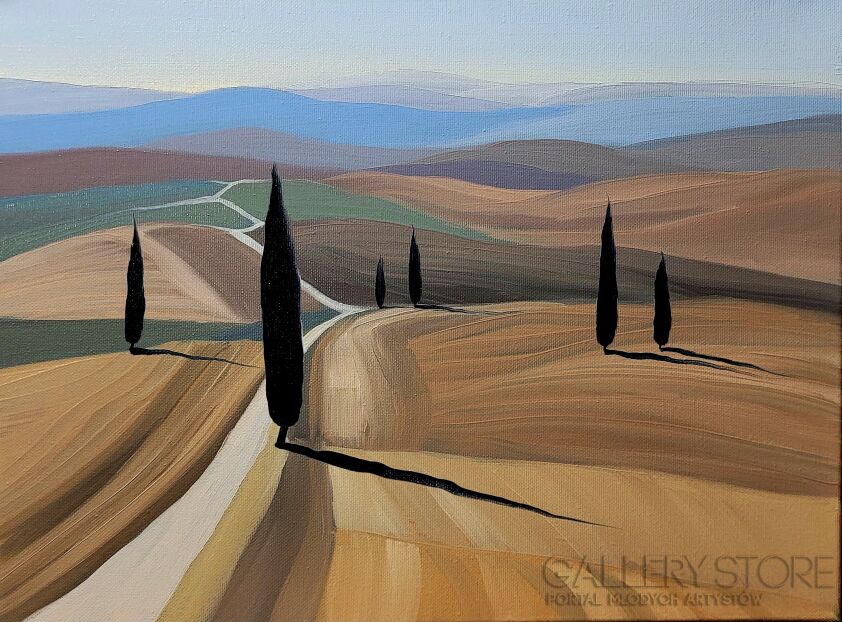 Jacek Malinowski-Val d'Orcia IV-Olej