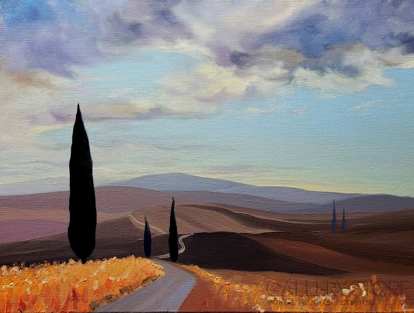 Jacek Malinowski-Toscana II-Olej
