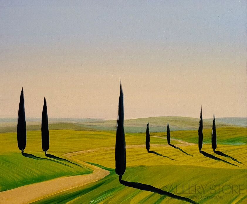 Jacek Malinowski-Val d'Orcia VI-Malarstwo
