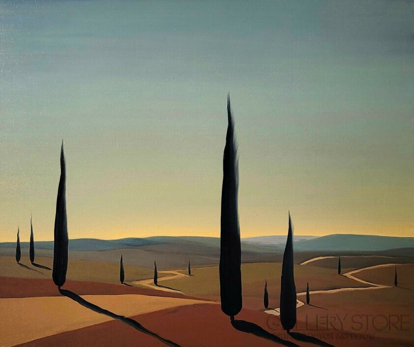 Jacek Malinowski-Val d'Orcia VII-Malarstwo