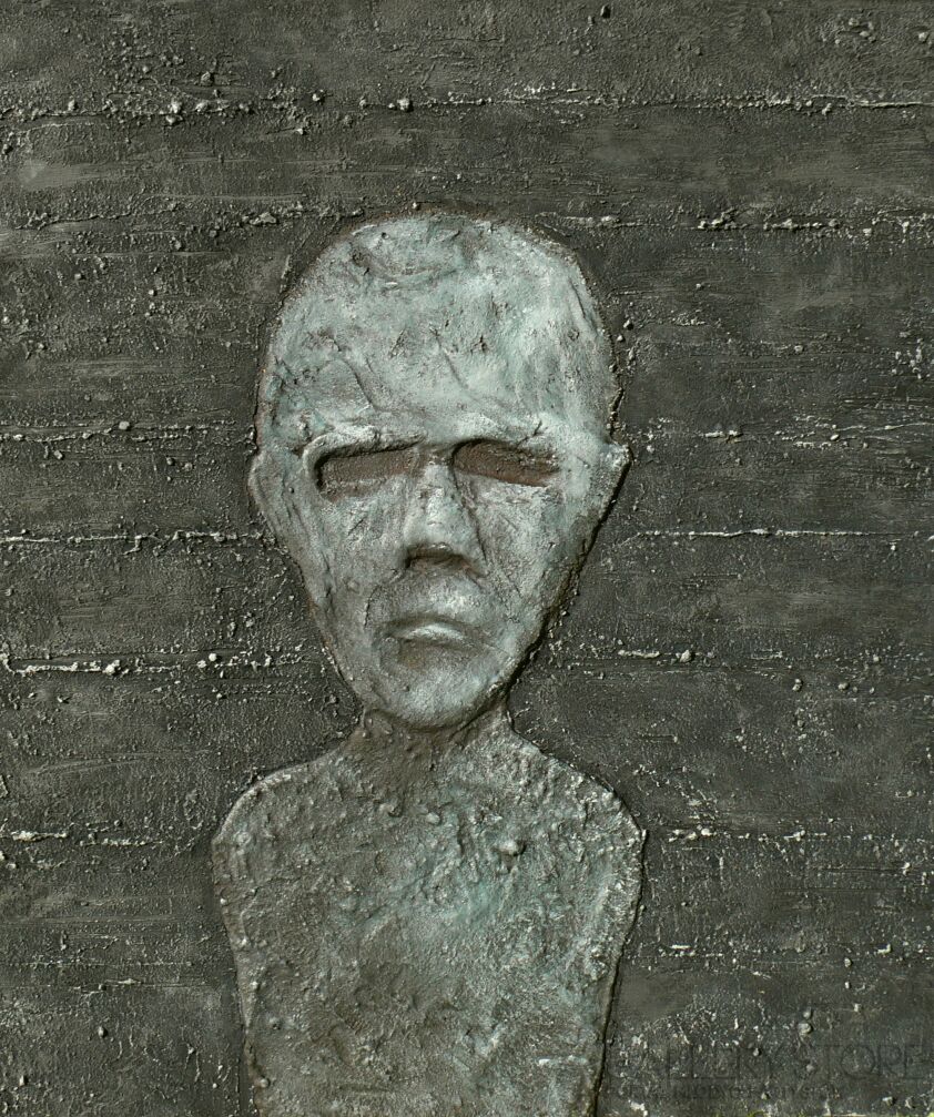 Andrzej Zujewicz-Betonman-Technika mieszana
