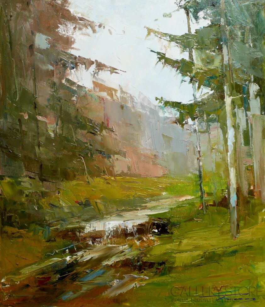 Krzysztof Tracz-Górski potok-Malarstwo