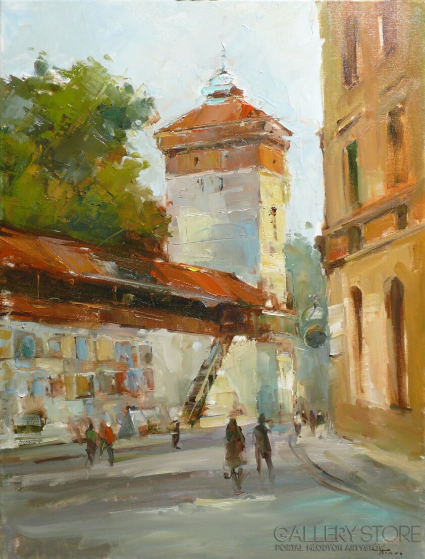 Krzysztof Tracz-Brama Floriańska-Malarstwo