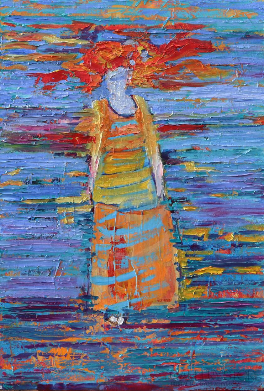 Magdalena Walulik-Nieznajoma 165-Olej