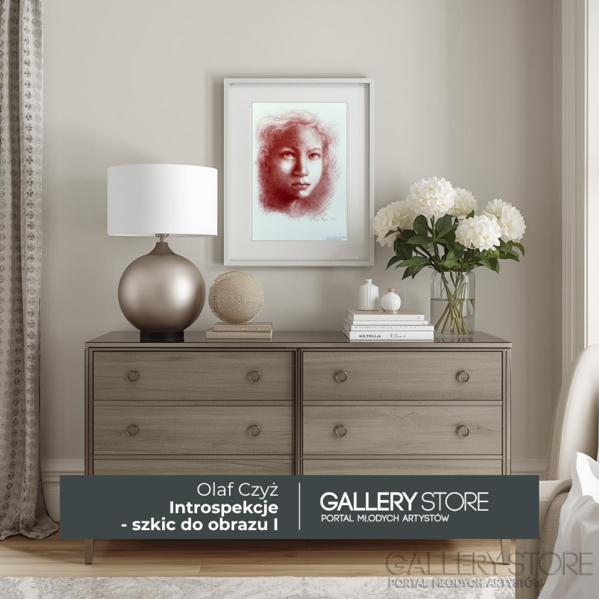 Gallery Store-Zamów Wizualizację obrazów w Twoim wnętrzu - GRATIS - Napisz do nas!-Rysunek