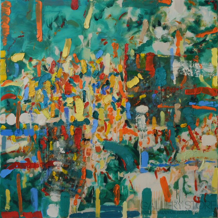 Małgorzata Bryndza-Światła i cienie-Olej
