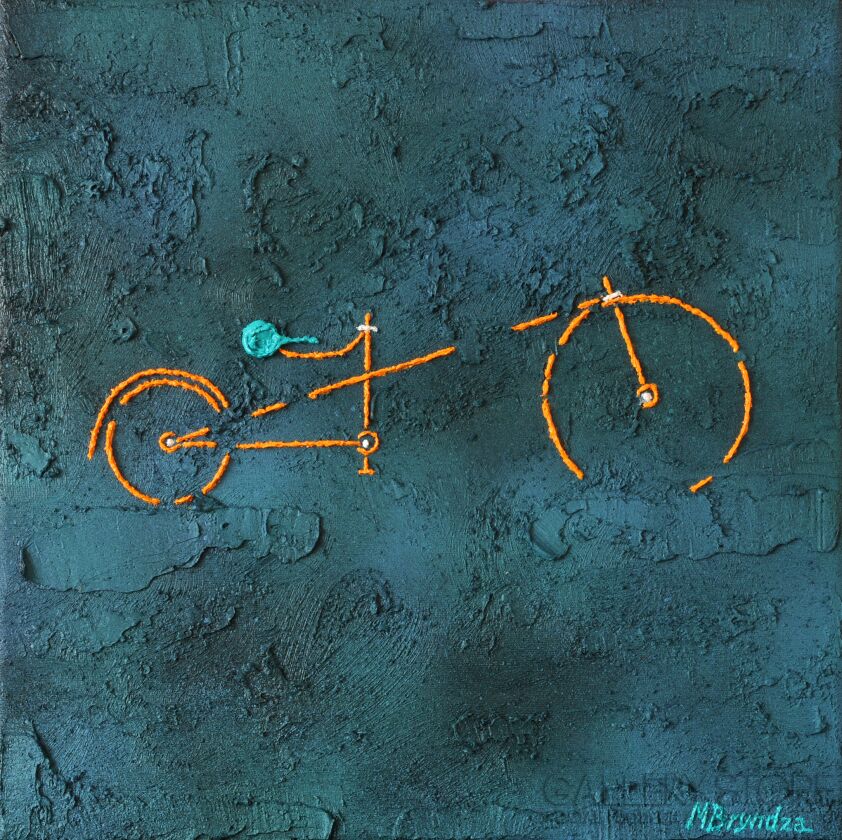 Małgorzata Bryndza-Turquoise freedom-Olej